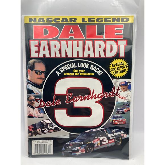 Remembering Dale Earnhardt Sr. NASCAR 4 Magazine Collection Boarded and Bagged - Picture 4 of 9
